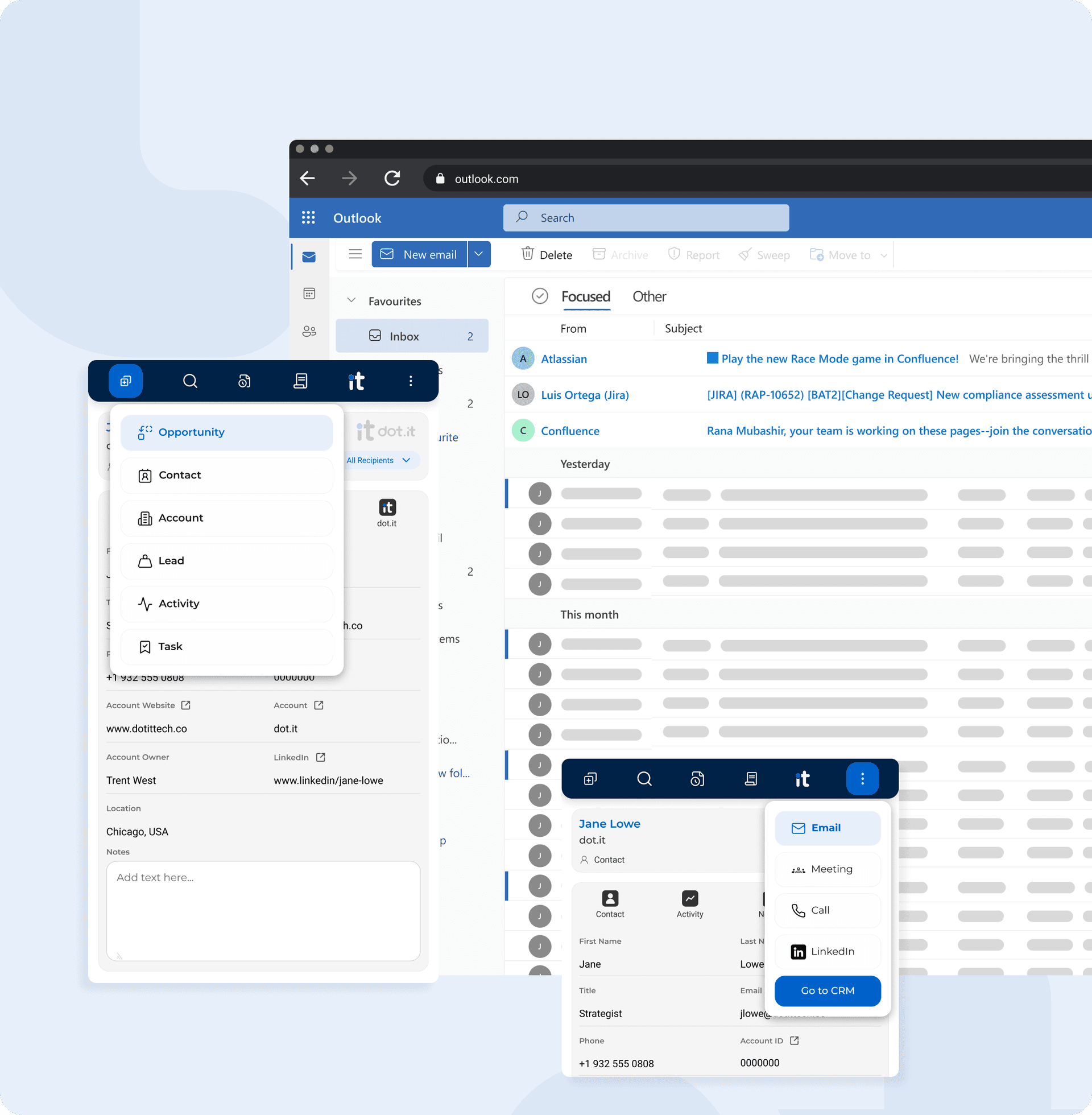 Work Inside Email